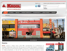 Tablet Screenshot of krool.com.ar
